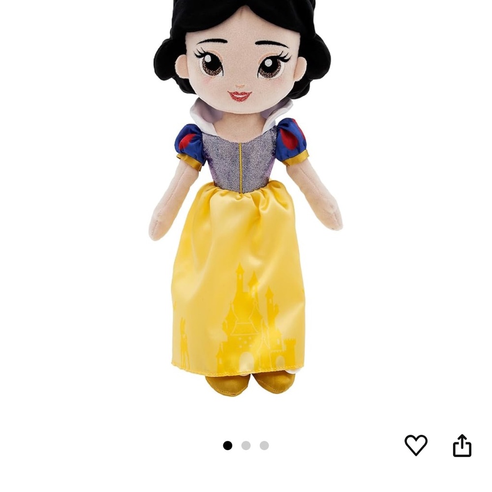 Disney Princess Snow White Plush Doll - Yellow and Blue